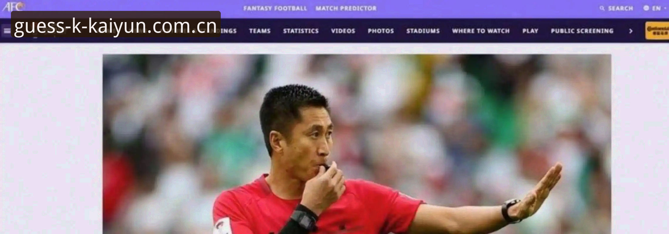 马宁世界杯执裁前的真心话——裁判与观众关系的深度解读